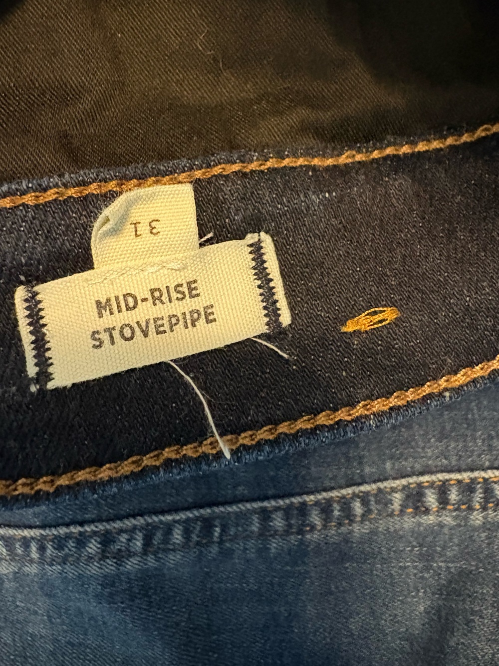 🔥 Like New Madewell Mid-Rise Stovepipe Jeans – Indigo Wash | Size 31 - Picture 4 of 9